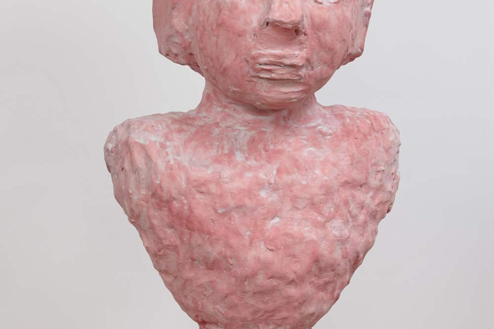 Siegel, Pink Portrait Bust with Almond Eyes