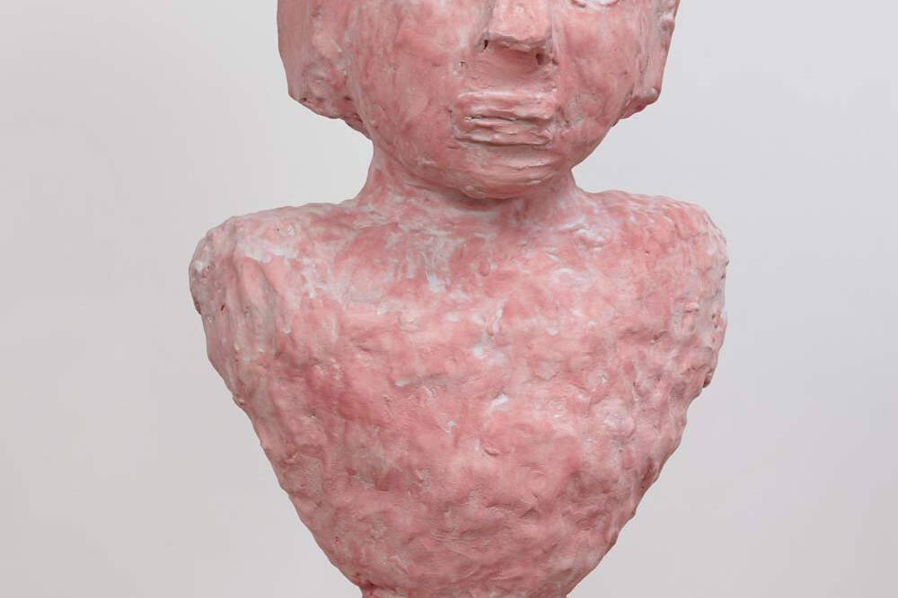 Siegel, Pink Portrait Bust with Almond Eyes