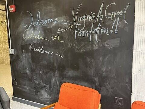 Welcome message for Virginia A. Groot.