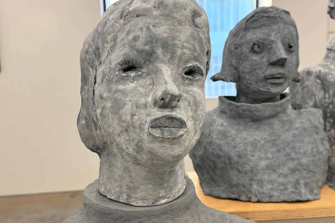 “Gray Scale”, Installation Detail, H21”